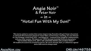 Angie Noir in Hotel Fun With My Son