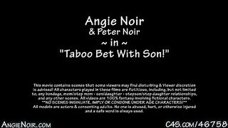 Angie Noir in Taboo Bet With Son