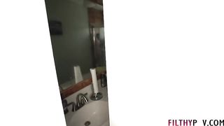 FilthyPOV - Reagan Foxx - My Mom Gets Me Hard And Makes Me Fuck Her in the Bathroom