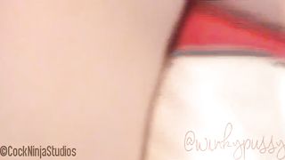 CockNinjaStudios - Brother Puts Lotion On Sister And Makes Her Cum