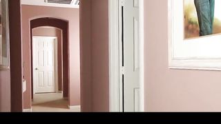 Janice Griffiths is having a trio-way with her step- mommy and her new, young lover