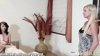 Mother Tests Dick Out for Her Horny Step-Daughter