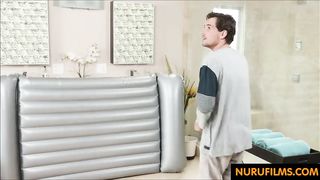 Father angry after StepMom fucked her Step Son again