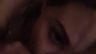 Step daughter let's step dad cum in her mouth then swallows