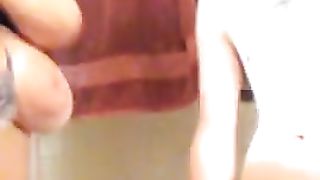 Brother fucks step sister in the bathroom