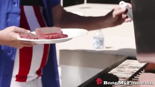 Stepsis Shares Brothers Cock with Horny Stepmom in Family Taboo Fuck