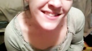 Teen babysitter sucks my cock during quarantine