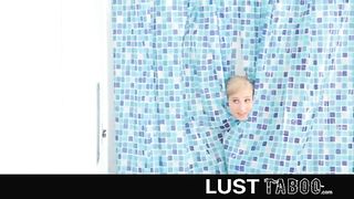 FamilyStrokes - MILF Sucks off Step-Son in Shower