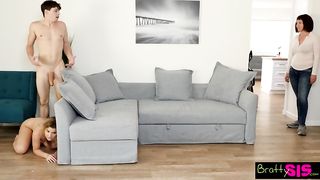 Bratty Sis - Step Brother Fucks Step Sister right next to Mom! S3:E11