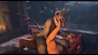 Lion King Simba Impregnates Step Cousin Vitani!