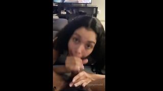 My Step Cousin was always Hungry for my Fat Cock and she Finally Sucked it