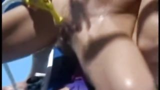 Hot Girls get Nude and Fuck on a Boat