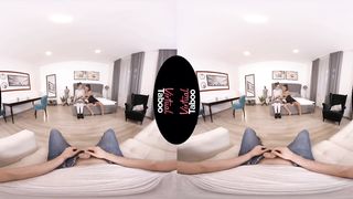 VIRTUAL TABOO - Stepister and Girlfriend Share a Big Cock
