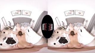 VIRTUAL TABOO - Stepister and Girlfriend Share a Big Cock