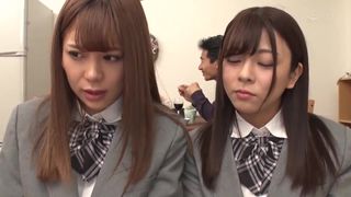 Youthfull Japanese Catfight and Hookup Struggle in a Family