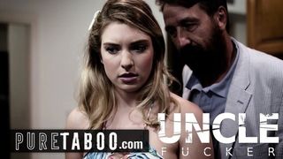 Famiily Taboo - Uncle Fucker - Nervous Teen Fucked by Step Dad's (PureTaboo)