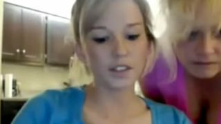 Mother and Daughter Nude on Webcam