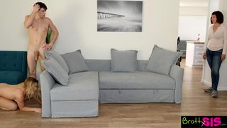 Bratty Sis - Step Brother Fucks Step Sister right next to Mom! (Funny Taboo Sex)