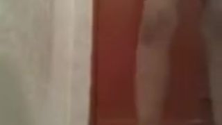 Step Sister Masturbating in Bathroom Step Brother Watching from Door Hole .