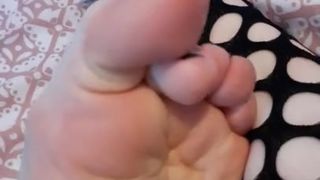 Naughty Sister Blackmailed into Recording Foot Play Video for Step Brother