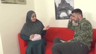 Taboo Roleplay Muslim MILF Pays for Service with her Body