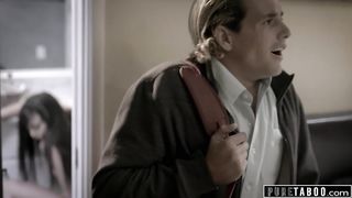 PURE TABOO Sista Puts Pickle Up Ass to Trick Nerdy Step Step-Step-Brother into Arse-Hump