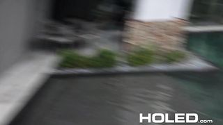 HOLED Snooping Step Brother Takes Advantage of Her Bum-Crevice