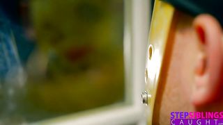 Insatiable fellow couldn't hold back from banging his sex-positive step- step-sister and her best mate