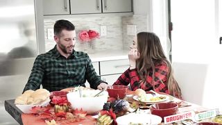 Ultra-Wild step sisters, Jasmine Grey and Naomi Blue like to deepthroat their step brothers’ hard boners