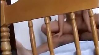 Ultra-Horny guy banged his step- step-step-sister from the back, until she started screaming from enjoyment