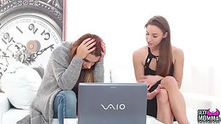 Amirah Adara and her immense boobed step- mummy are secretly making enjoy with each other