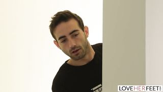 Nasty boy is penetrating his smoking scorching step- mummy