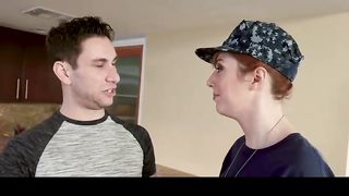 Humungous-Jugged sandy-haired step mother is bellowing, when railing her nasty step son’s rock rigid pink cigar, like crazy