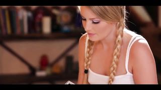 Platinum-Ash-Blonde nubile with braids seems highly close with her step- mummy, to the level of making enjoy