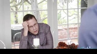 Ultra-Ultra-Insatiable step mommy in high high-heeled shoes, Vanessa Box is getting her step son’s big knob, in the bed