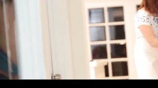 Uber-Cute dark-hued-haired babe had insatiable romp with her step mom’s nasty beau, just for joy