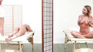 A luxurious massagist is a step mom and her step daughter-in-law-at the same time