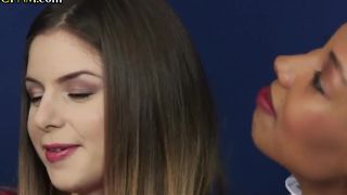 CFNM honeys jerkingoff taboo cum-shotgun in 3