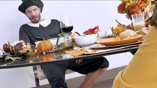 FamilyStrokes - Step Mom and Daughter-In-Law-In-Law Thanksgiving Hookup Intercourse Jamboree