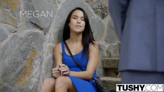 TUSHY Female-Buddy Megan Rain Gets Bum Pulverized