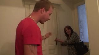 Her elder mom and bf taboo romp