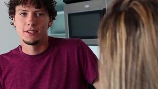 FamilyStrokes - Step-Son Entices By Steaming Milf