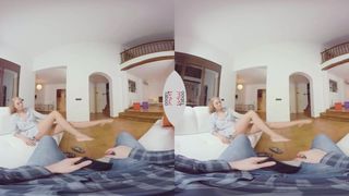 VIRTUAL TABOO - Youthful Step-Sister Nancy Rides Immense And Immense Step-Step-Brother's Sausage