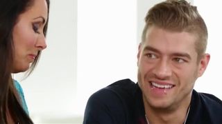 Humungous Funbags Mom Caught with Stepson Jizzing All Over