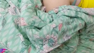 Ripped Up stepsister with large fun bags while she