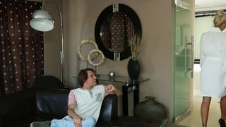 Taboo Mommy Gives Step-Son-In-Law Happy Ending