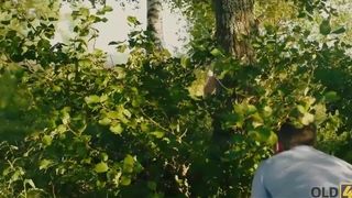 Step Family Lovemaking Story - Doll with glasses plowed by pals senior daddy