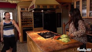 Phat Boob MILF Stepmom Needs A Tough Plowing From Her Stepson