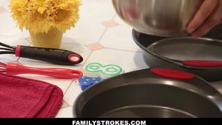 FamilyStrokes - Pulverizing My Step-Parent While Mother Cooks