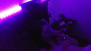 Embyr smokes with hefty step-brother, shout-out to a fan!